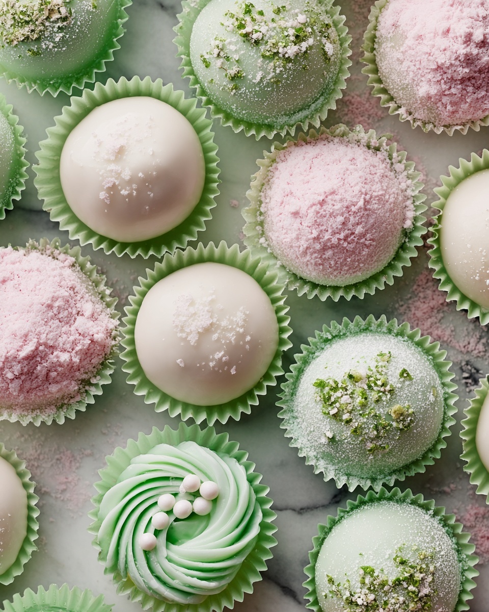 Minty Snowball Cookies Recipe - Recipe Image