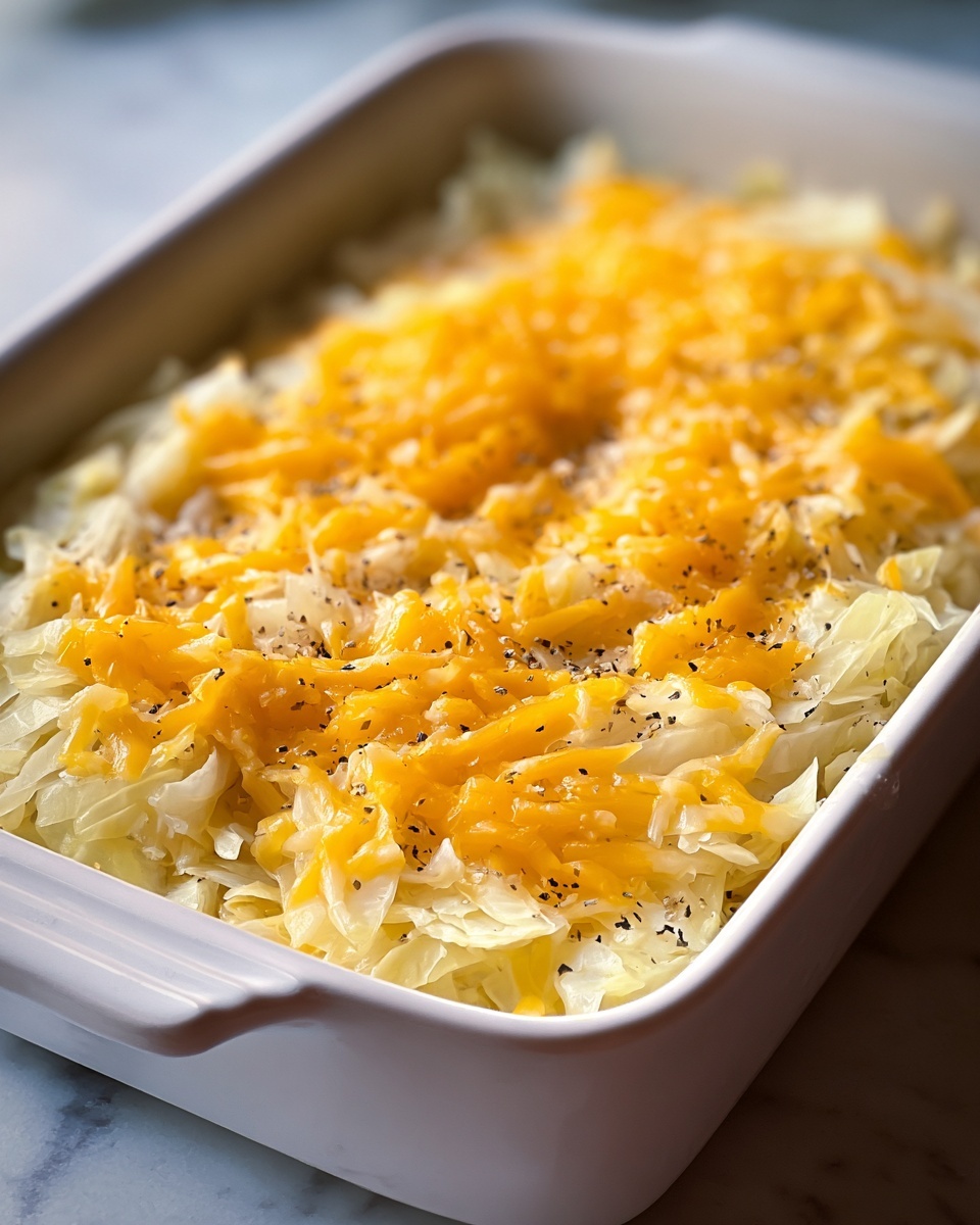 Cheesy Cabbage Casserole Recipe - Recipe Image