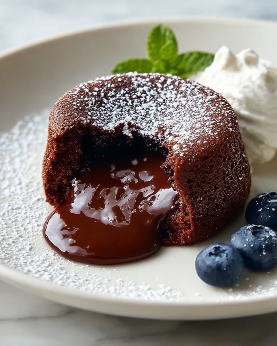 Decadent Air Fryer Chocolate Lava Cakes Recipe - Recipe Image