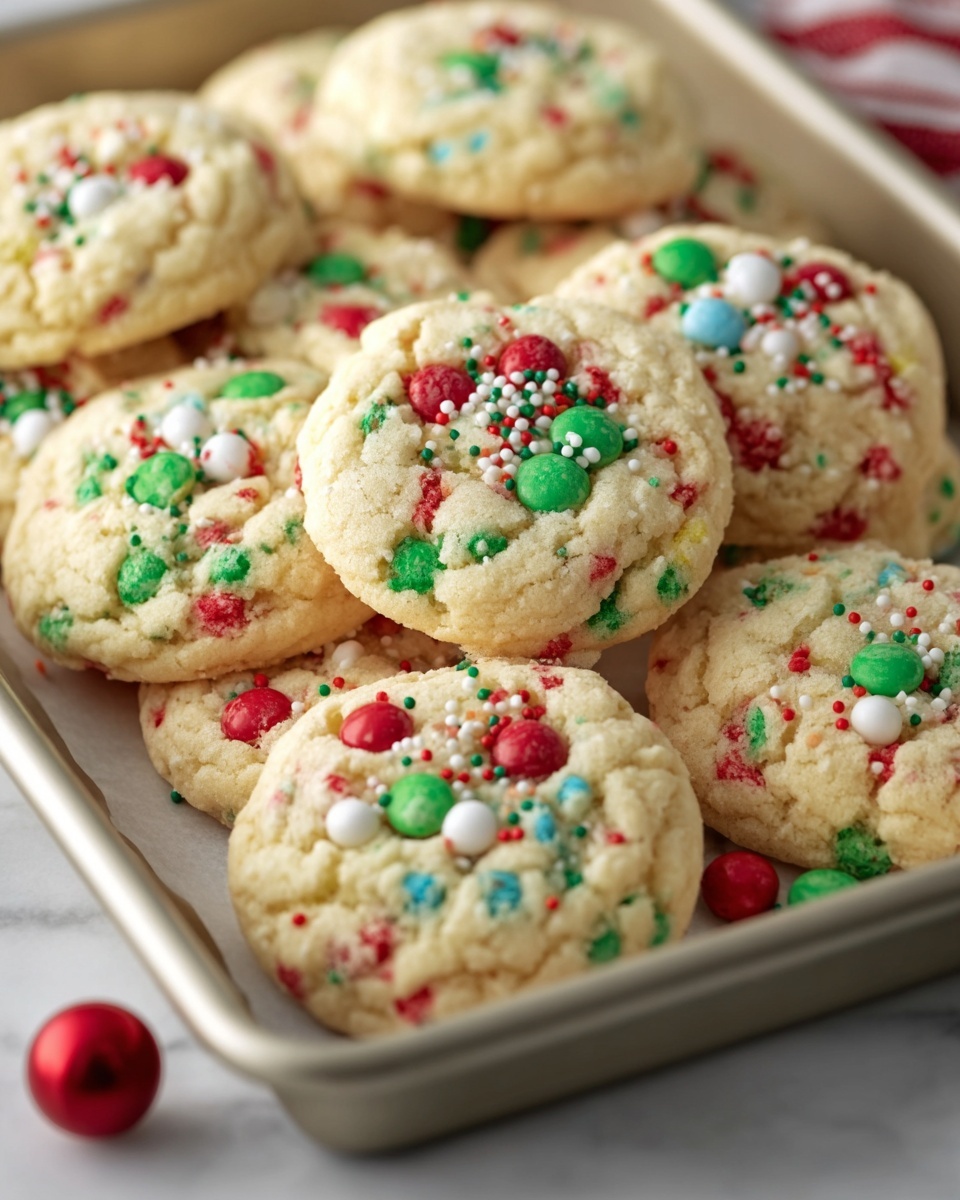 Cake Mix Christmas Cookies Recipe - Recipe Image