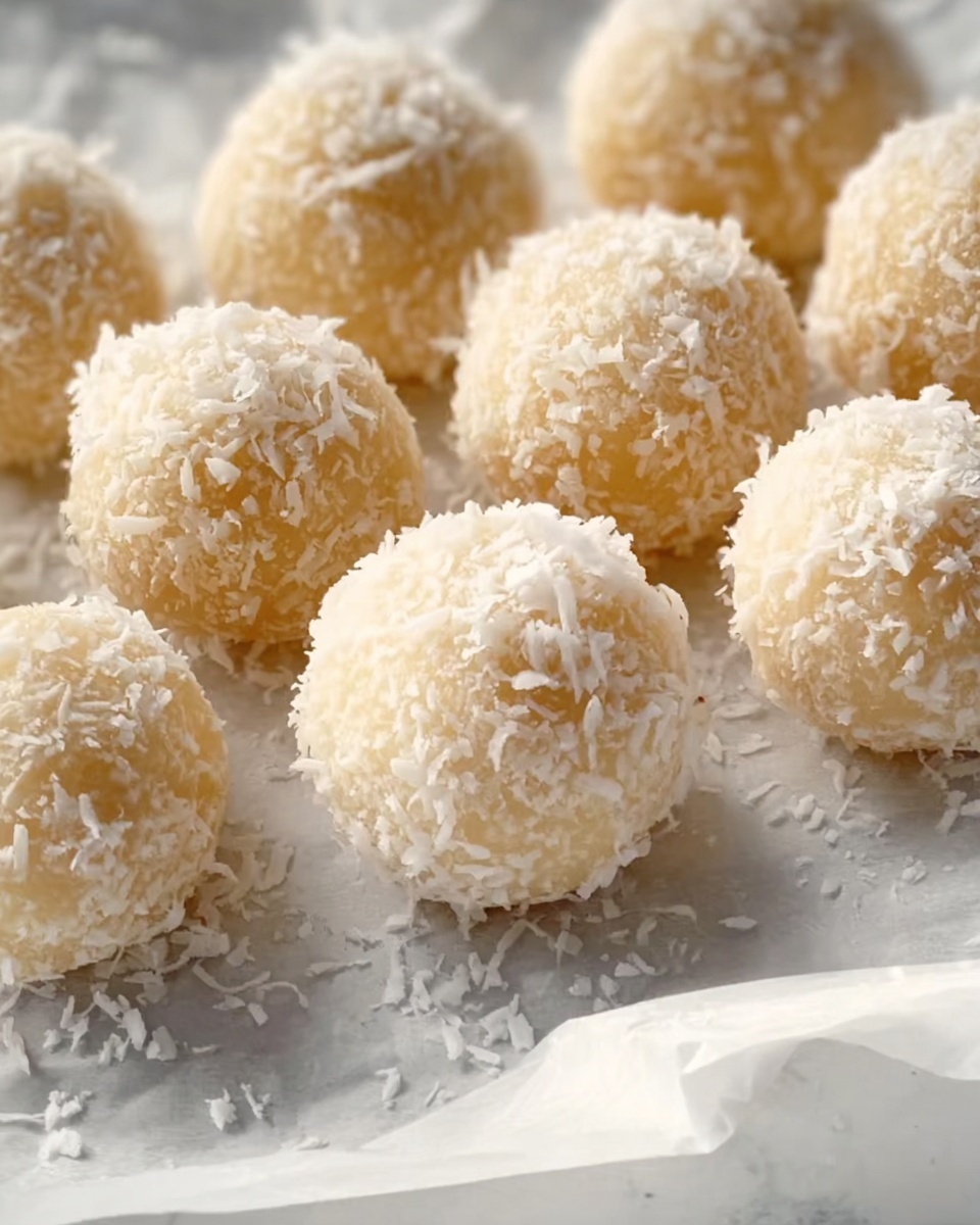 Snowballs Coconut Fudge Truffles Recipe - Recipe Image