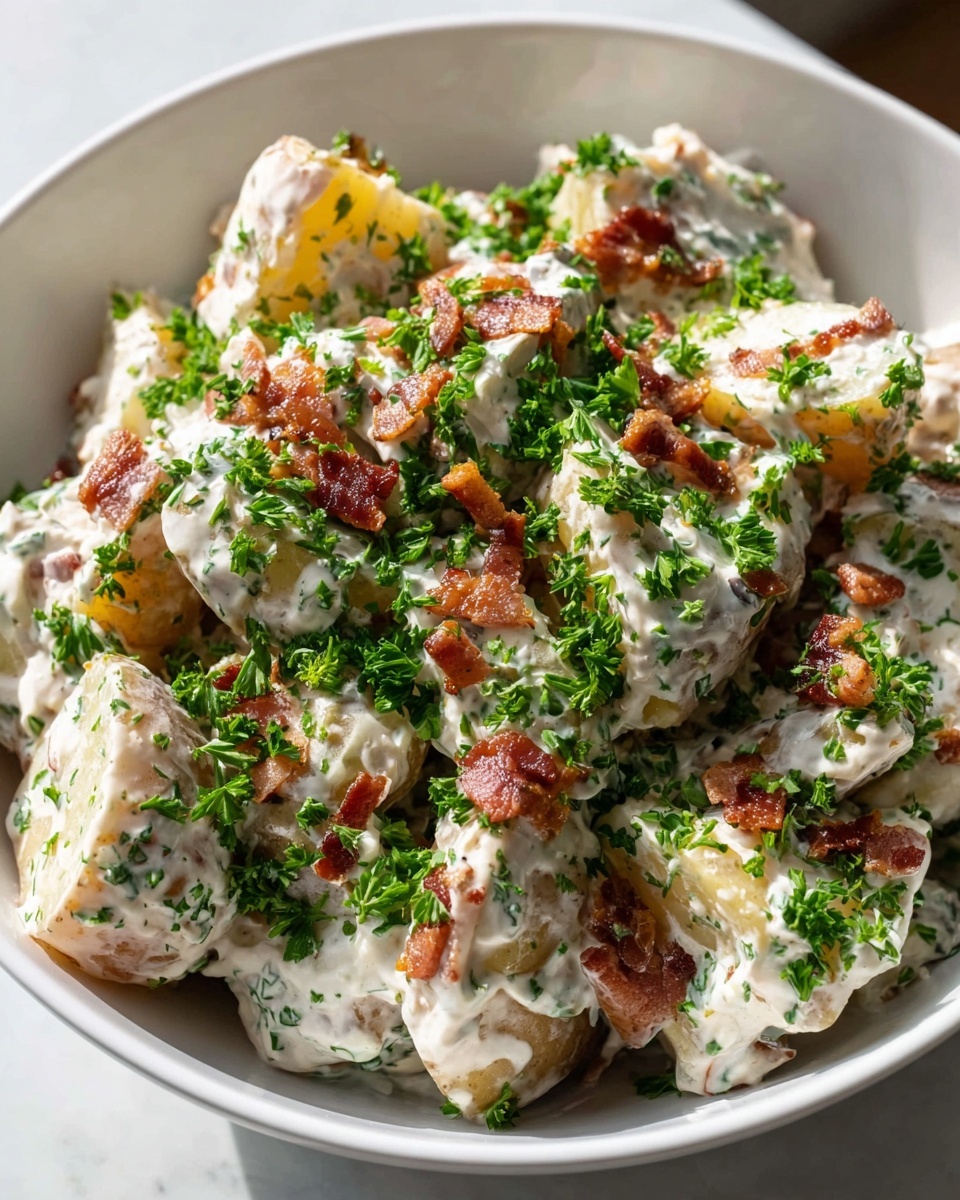 French Potato Salad with Herb Mustard Vinaigrette Recipe - Recipe Image