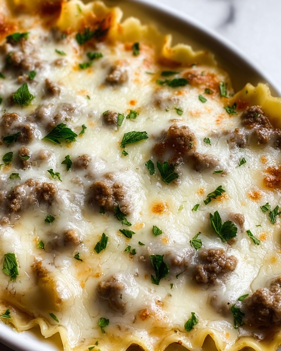 Sausage Alfredo Ravioli Lasagna Recipe - Recipe Image