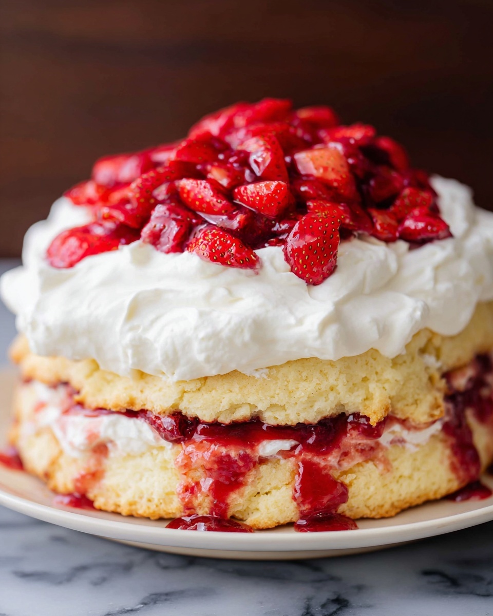 Old Fashioned Strawberry Shortcake with Whipped Cream Recipe - Recipe Image
