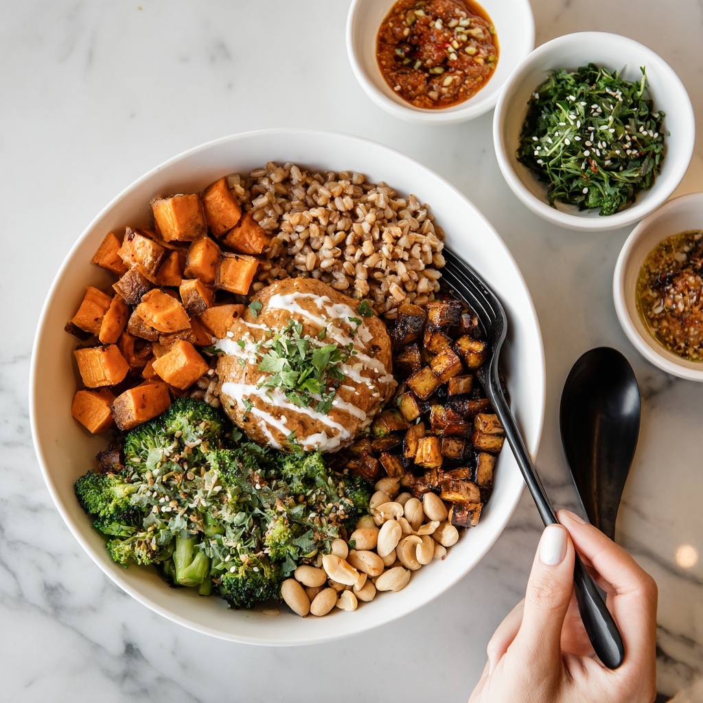 Thai Peanut Sweet Potato Buddha Bowl Recipe - Recipe Image