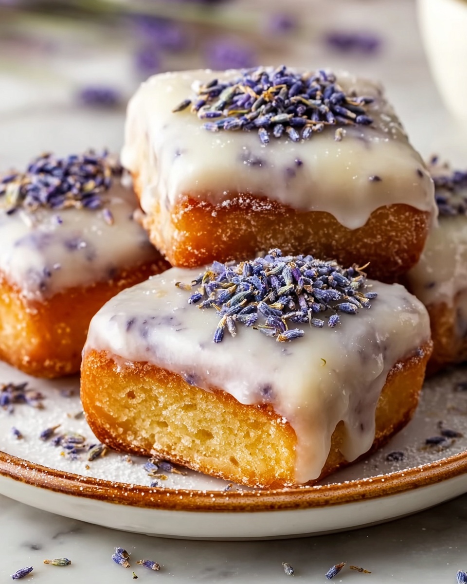 Vegan Lavender Vanilla Bean French Beignets Recipe - Recipe Image