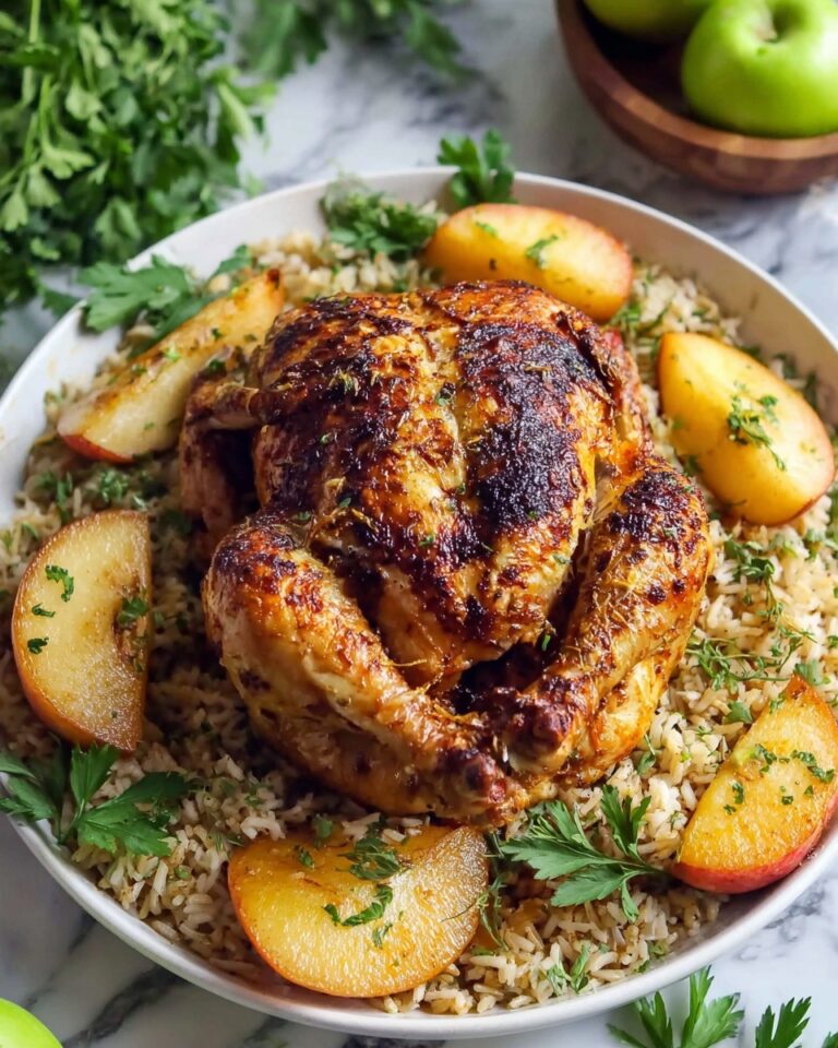 Apple Cider Glazed Roast Chicken Recipe