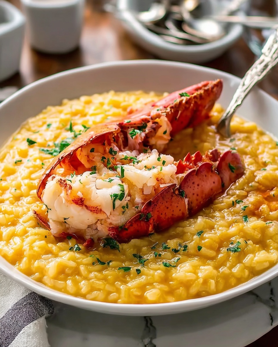 Butter Poached Lobster Risotto Recipe - Recipe Image