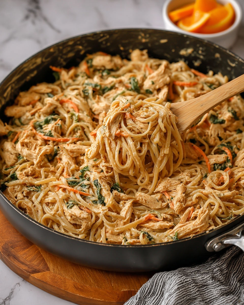 Peanut Chicken Noodles Recipe - Recipe Image
