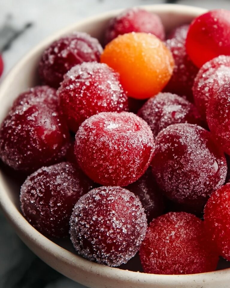 Orange Vanilla Candied Cranberries Recipe