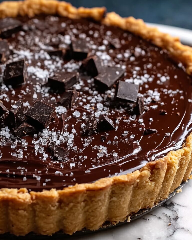 Salted Dark Chocolate Tart Recipe
