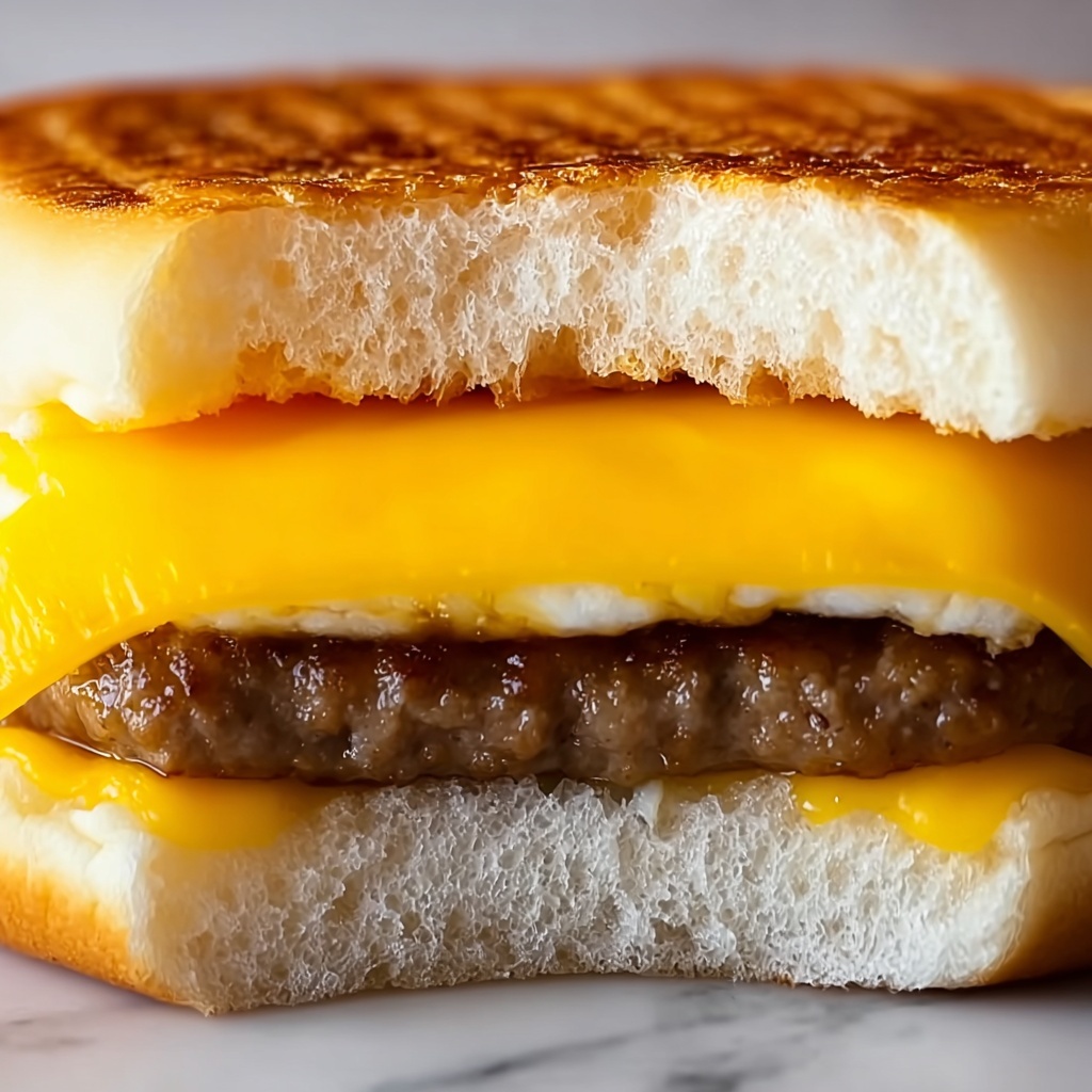 Eggo® Sausage, Egg, and Cheese Sandwich Recipe - Recipe Image