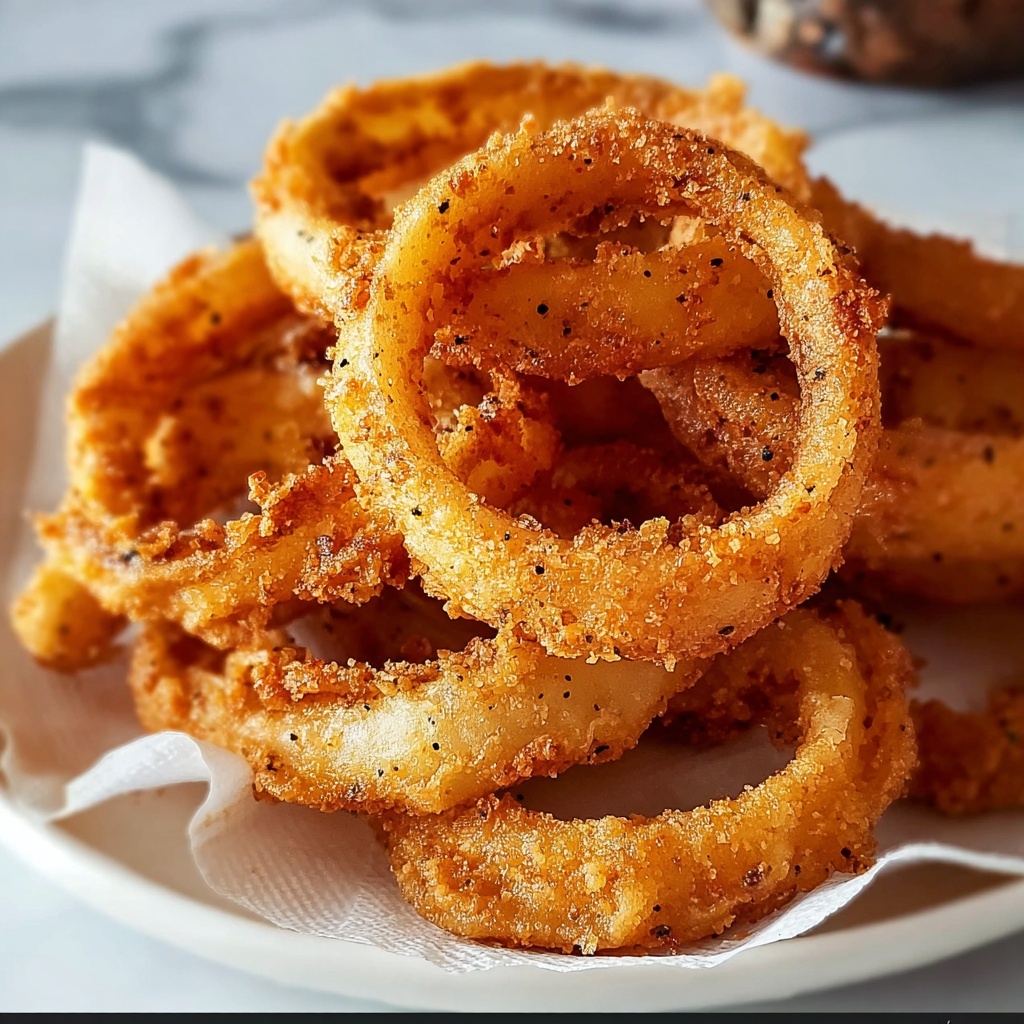 Crispy Fried Onion Rings Recipe - Recipe Image
