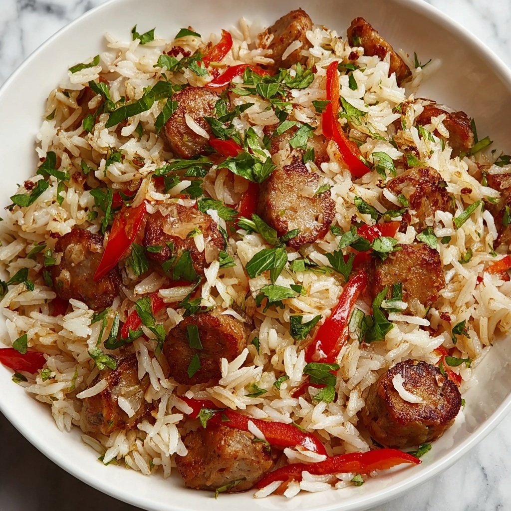 Italian Sausage and Rice Skillet Recipe - Recipe Image
