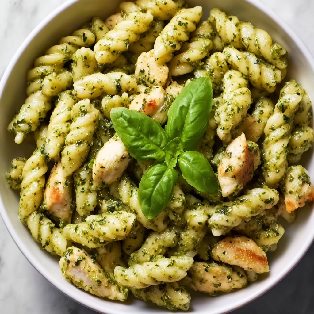 Creamy Chicken Pesto Pasta Recipe - Recipe Image