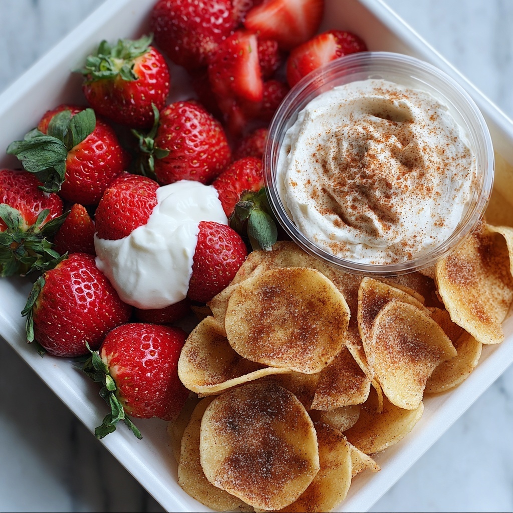 Strawberry Cheesecake Nachos Recipe - Recipe Image