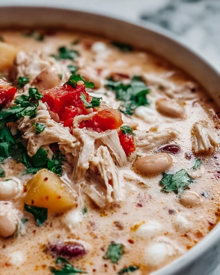 Slow Cooker Creamy Chicken Chili Recipe