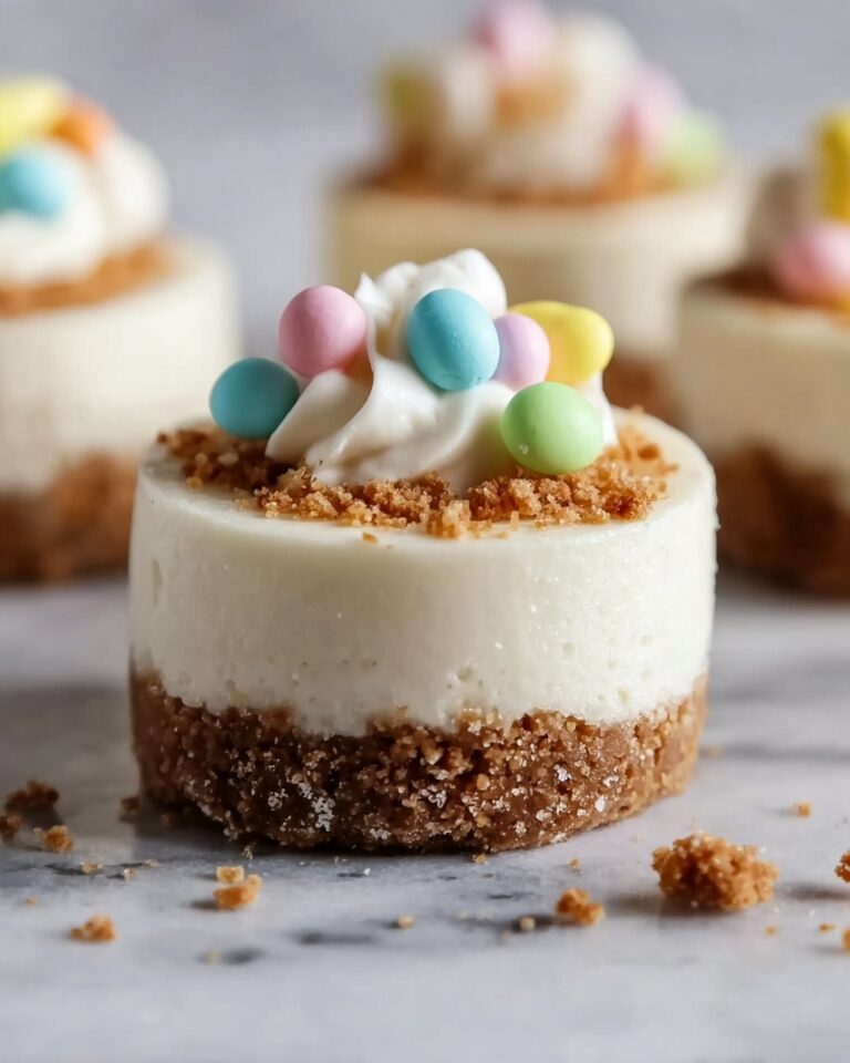 Easter No-Bake Mini Cheesecakes Recipe