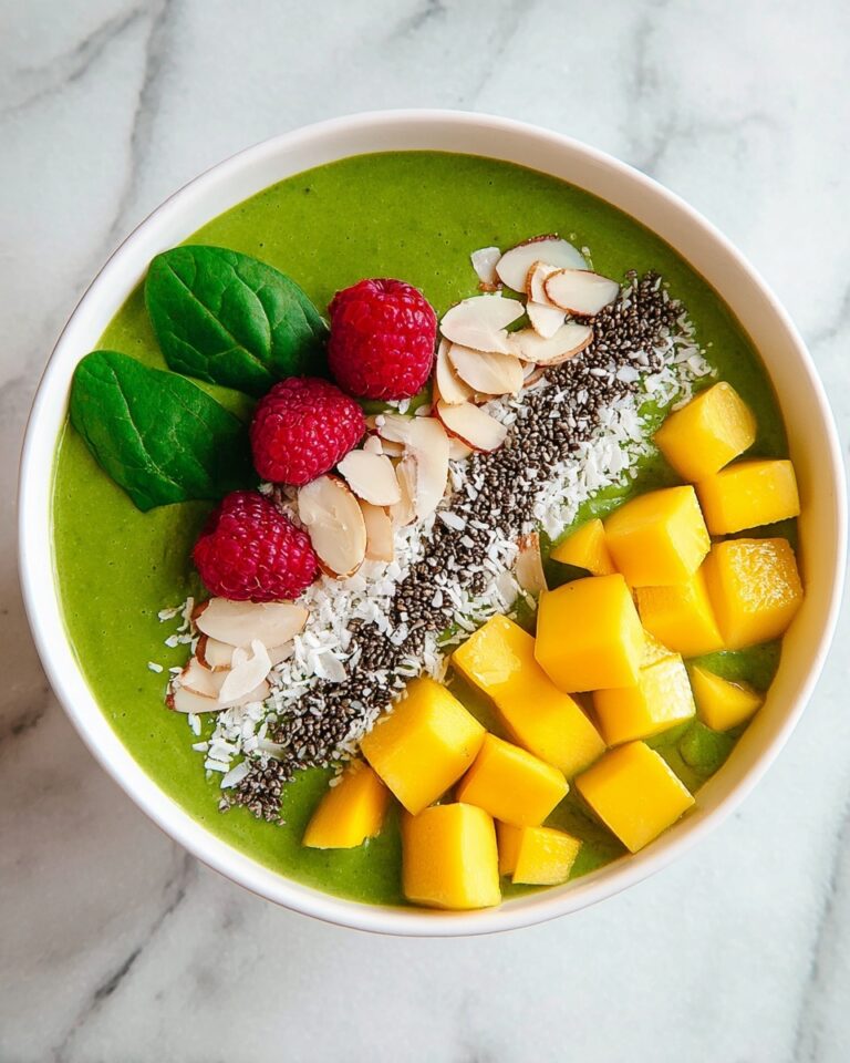 Green Mango Smoothie Bowl Recipe