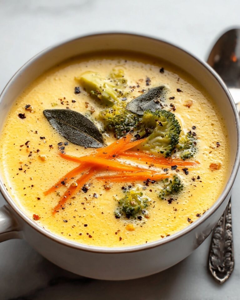 Skinny Broccoli Cheddar Soup Recipe