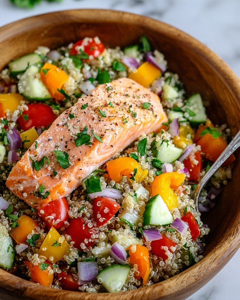 Greek Salmon Quinoa Salad Recipe