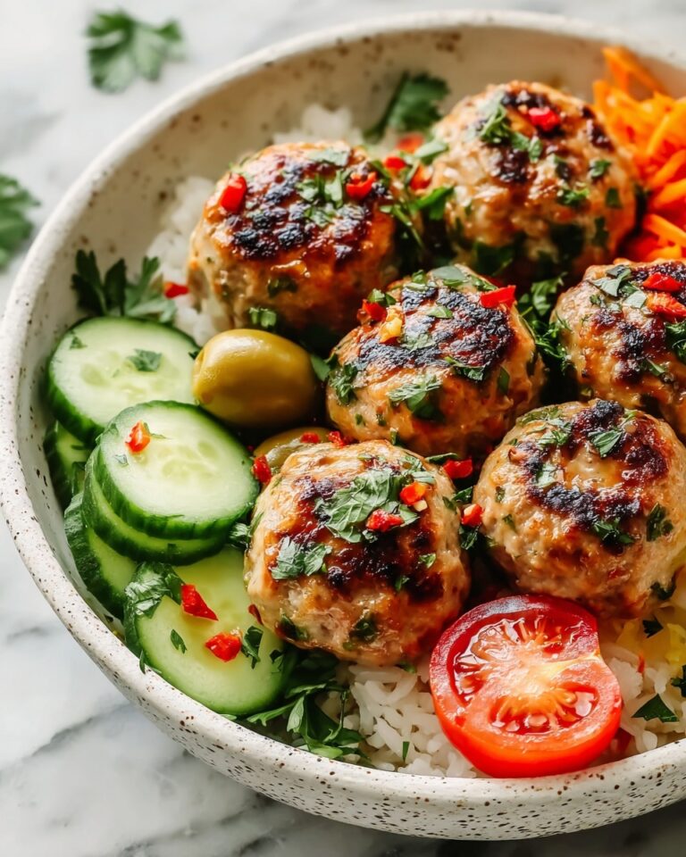 Mediterranean Chicken Meatballs Recipe