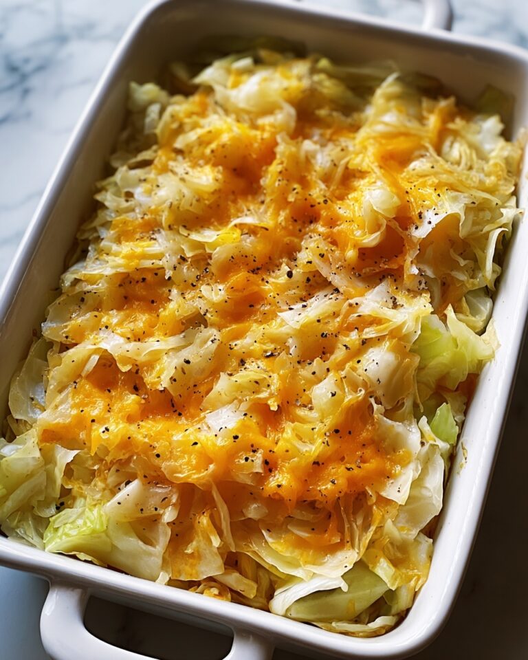 Cheesy Cabbage Casserole Recipe