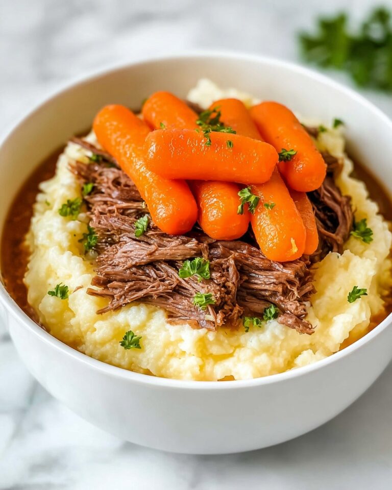 Slow Cooker Garlic Herb Pot Roast Recipe