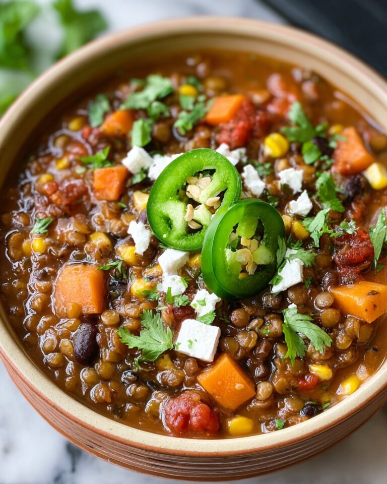 Three-Bean Sweet Potato Chili Recipe