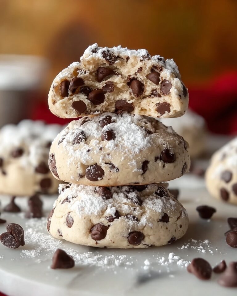 Peanut Butter Chocolate Chip Snowball Cookies Recipe