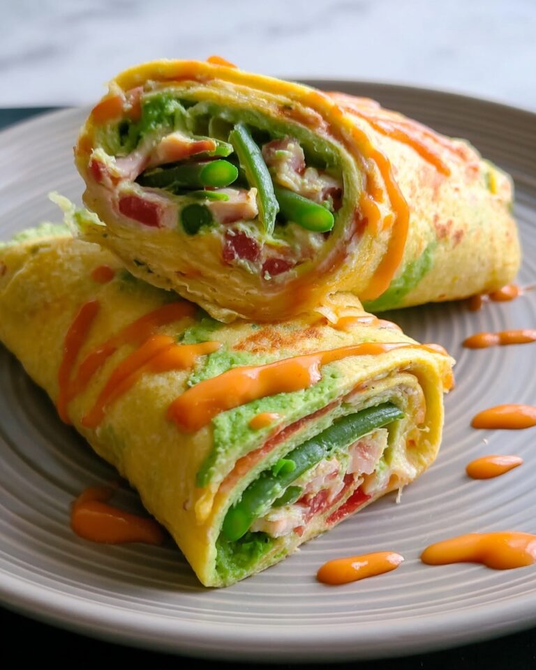 Effortless Veggie Omelette Roll Recipe