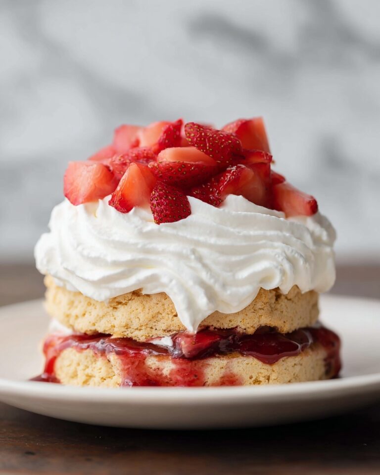 Old Fashioned Strawberry Shortcake with Whipped Cream Recipe