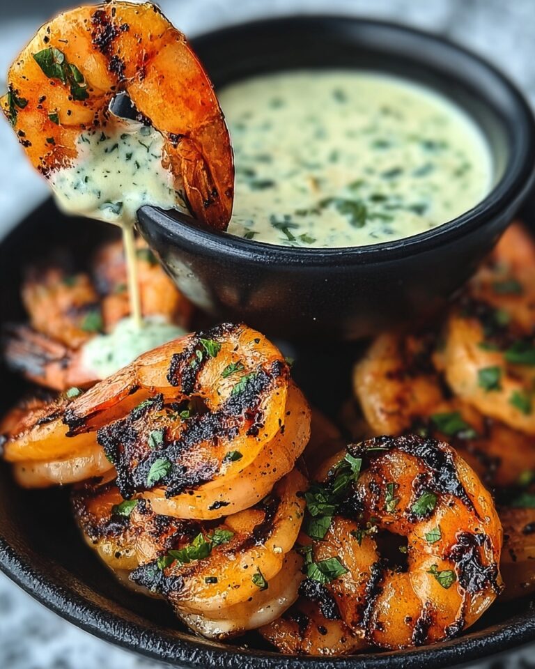 Spicy Garlic Parmesan Grilled Shrimp with Lemon-Herb Aioli Recipe