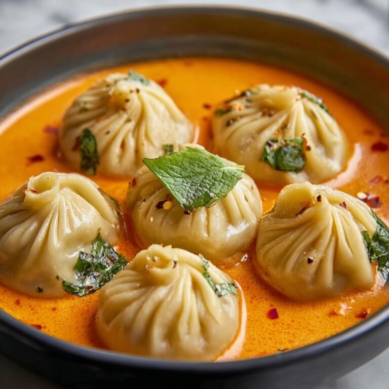 Soup Dumplings in Thai Red Curry Sauce Recipe