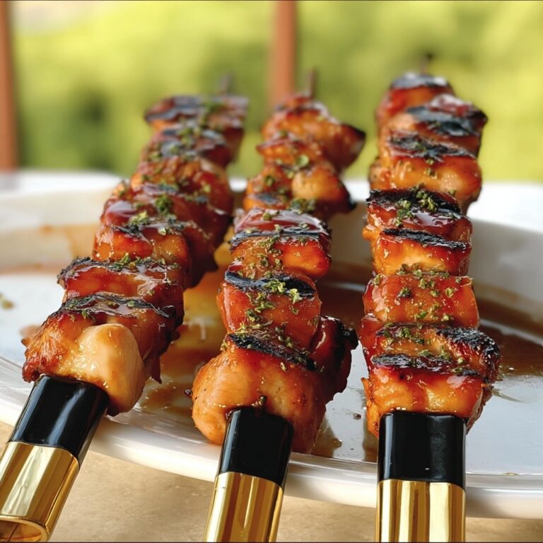 Tropical Hawaiian Chicken Skewers Recipe