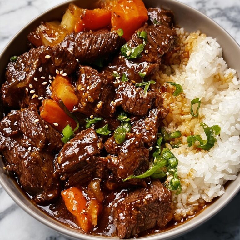 High Protein Beijing Beef Rice Bowls Recipe