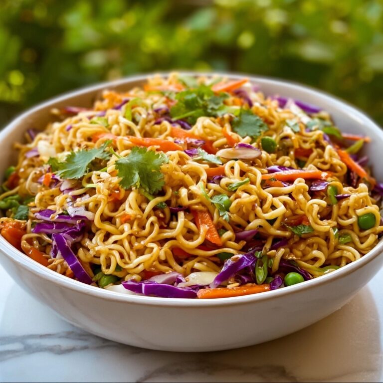 Crunchy Asian Ramen Noodle Salad Recipe