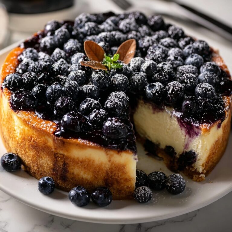 Blueberry Ricotta Pudding Cake Recipe