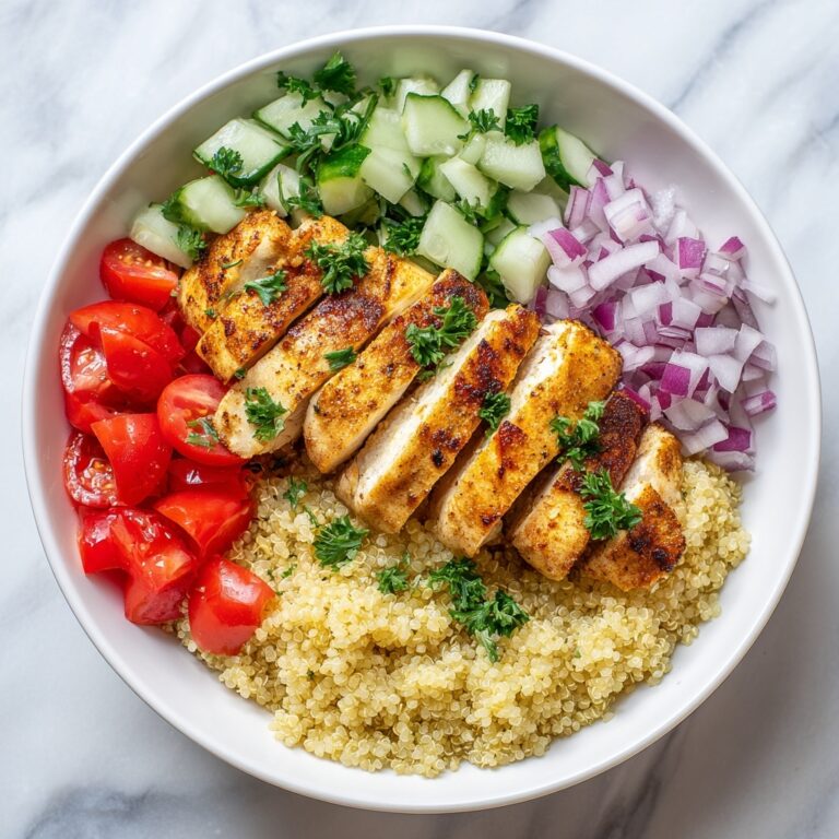 Greek Chicken Quinoa Bowl Recipe
