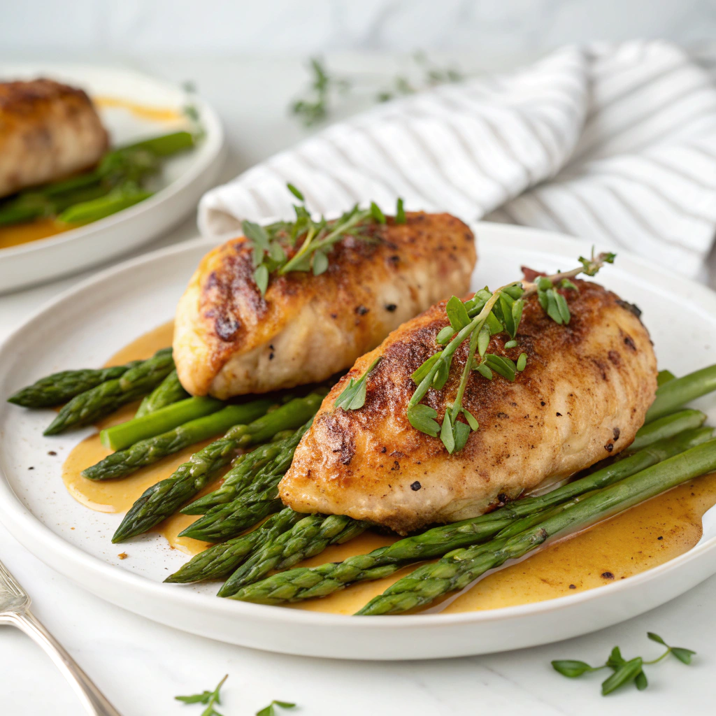 Asparagus Stuffed Chicken Breast Recipe - Recipe Image