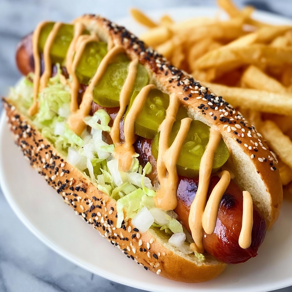 Big Mac Hot Dogs Recipe - Recipe Image