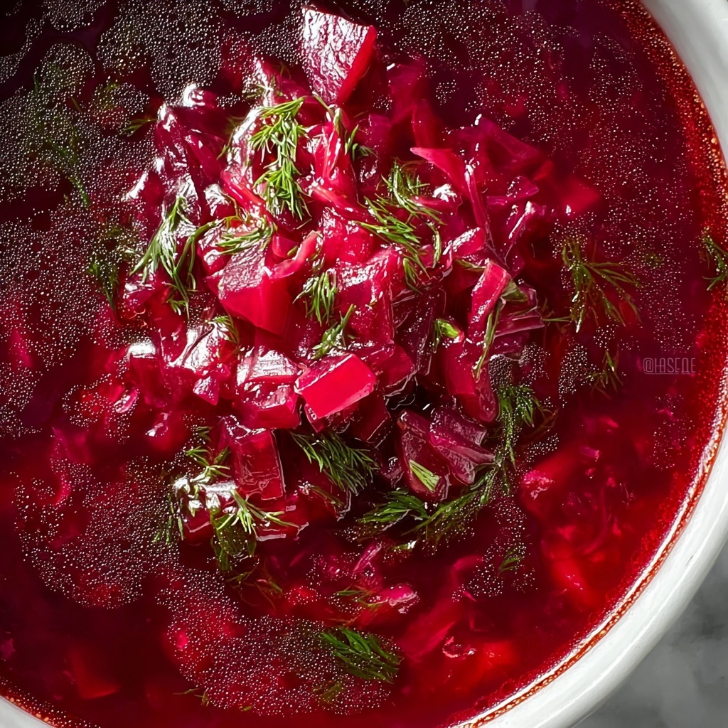 Ukrainian Beet Soup (Borscht) in Pressure Cooker Recipe - Recipe Image
