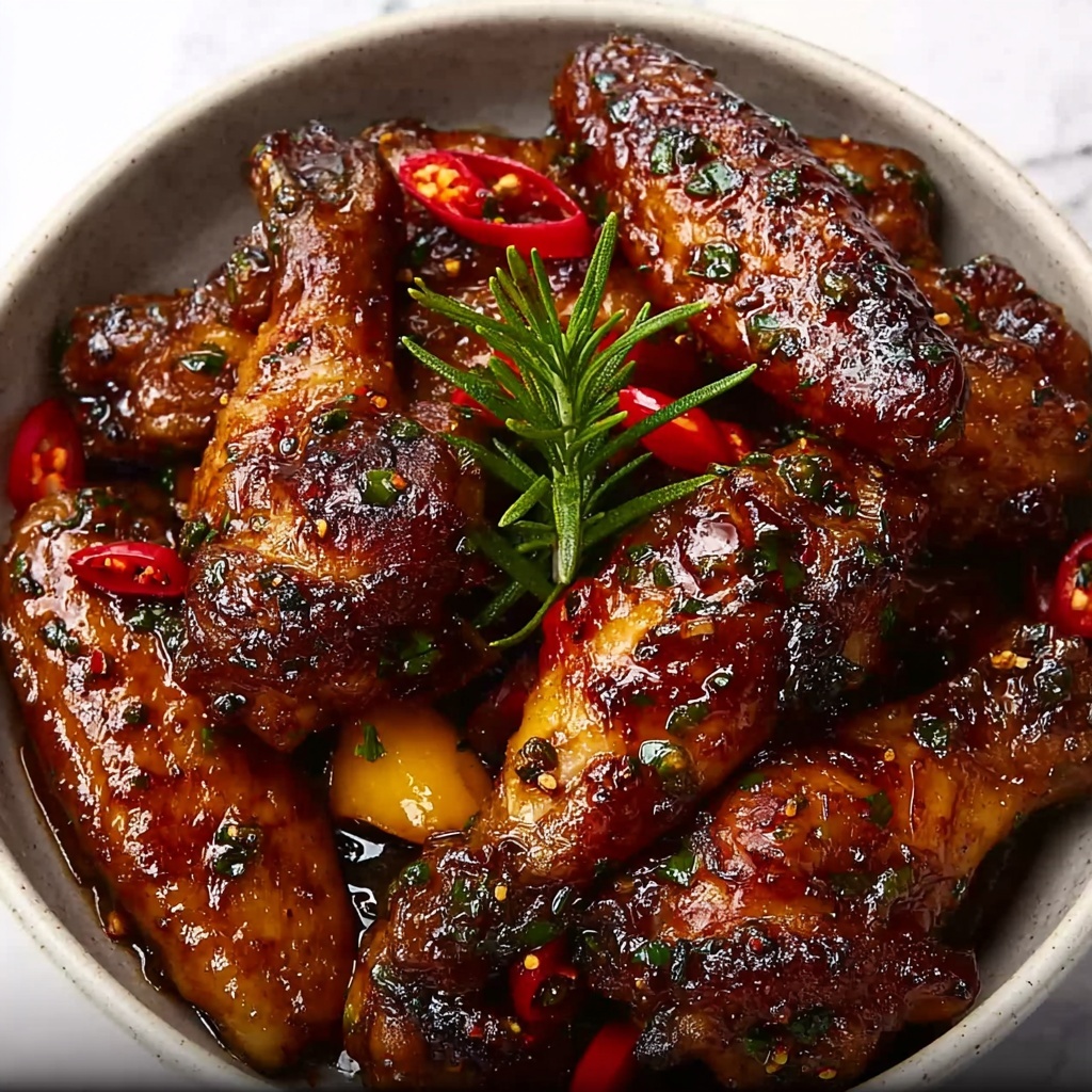 Oven-Roasted Turkey Wings with Seasoned Onions Recipe - Recipe Image