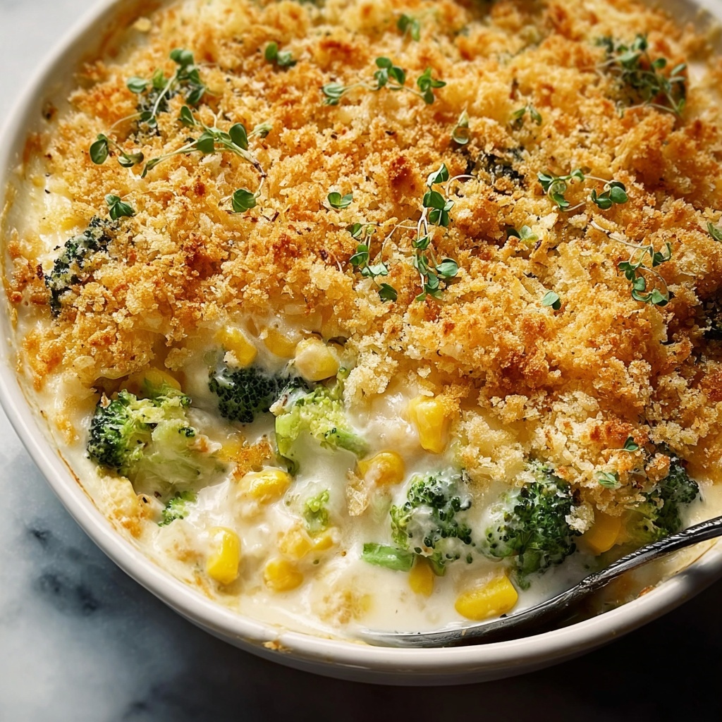 Creamy Broccoli Casserole Recipe - Recipe Image