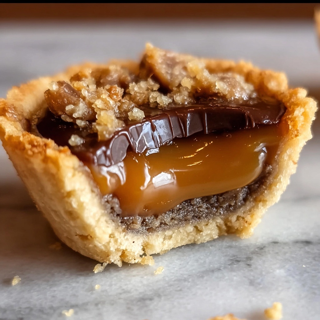 Butterfinger Caramel Crunch Mini Pies Recipe - Recipe Image