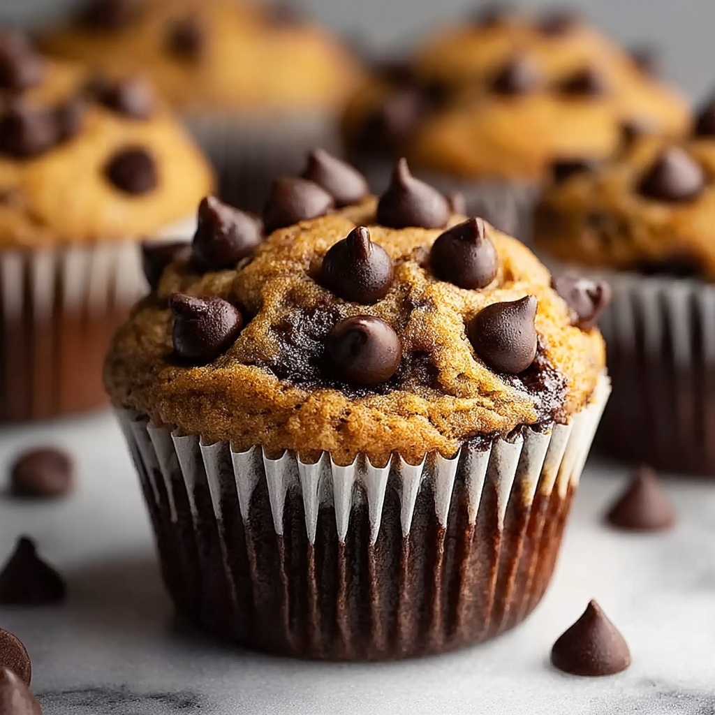 Chocolate Chip and Banana Muffins Recipe - Recipe Image