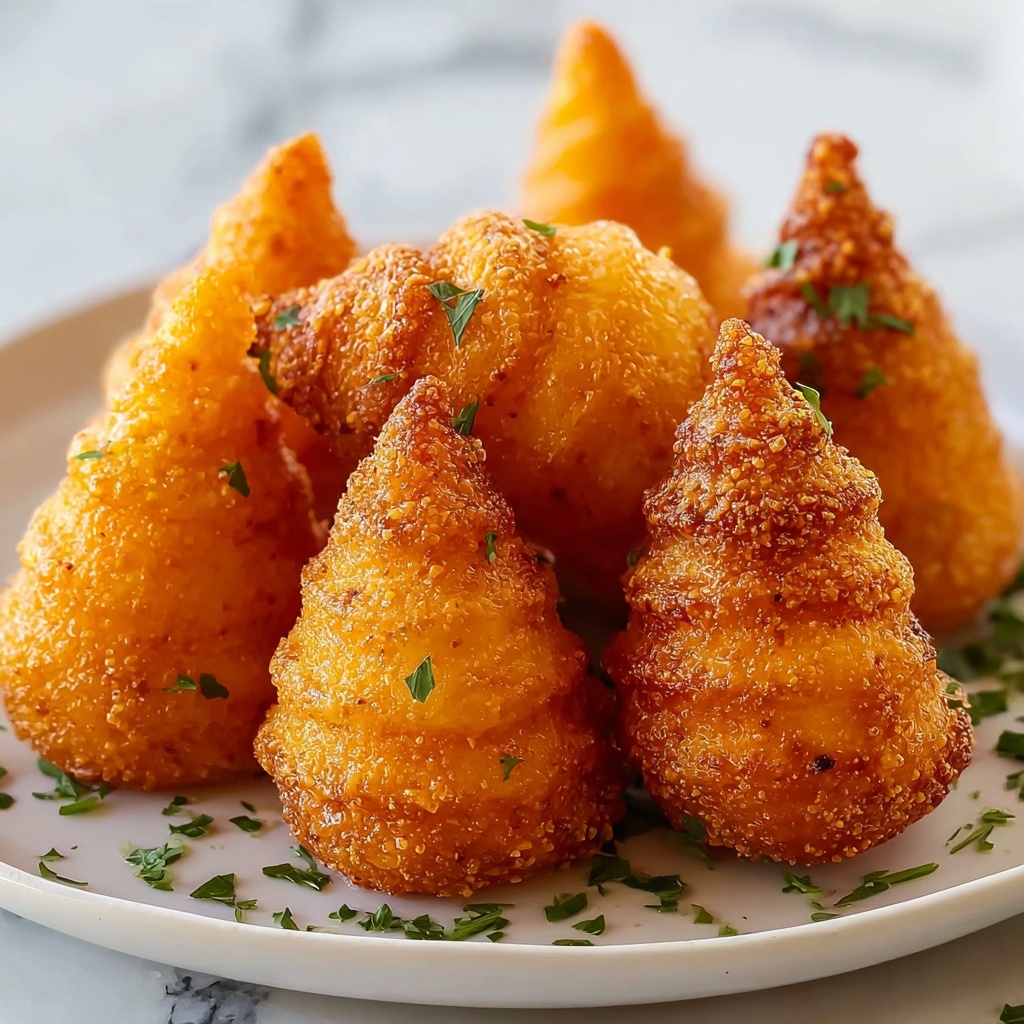 Brazilian Chicken Croquettes (Coxinhas) Recipe - Recipe Image
