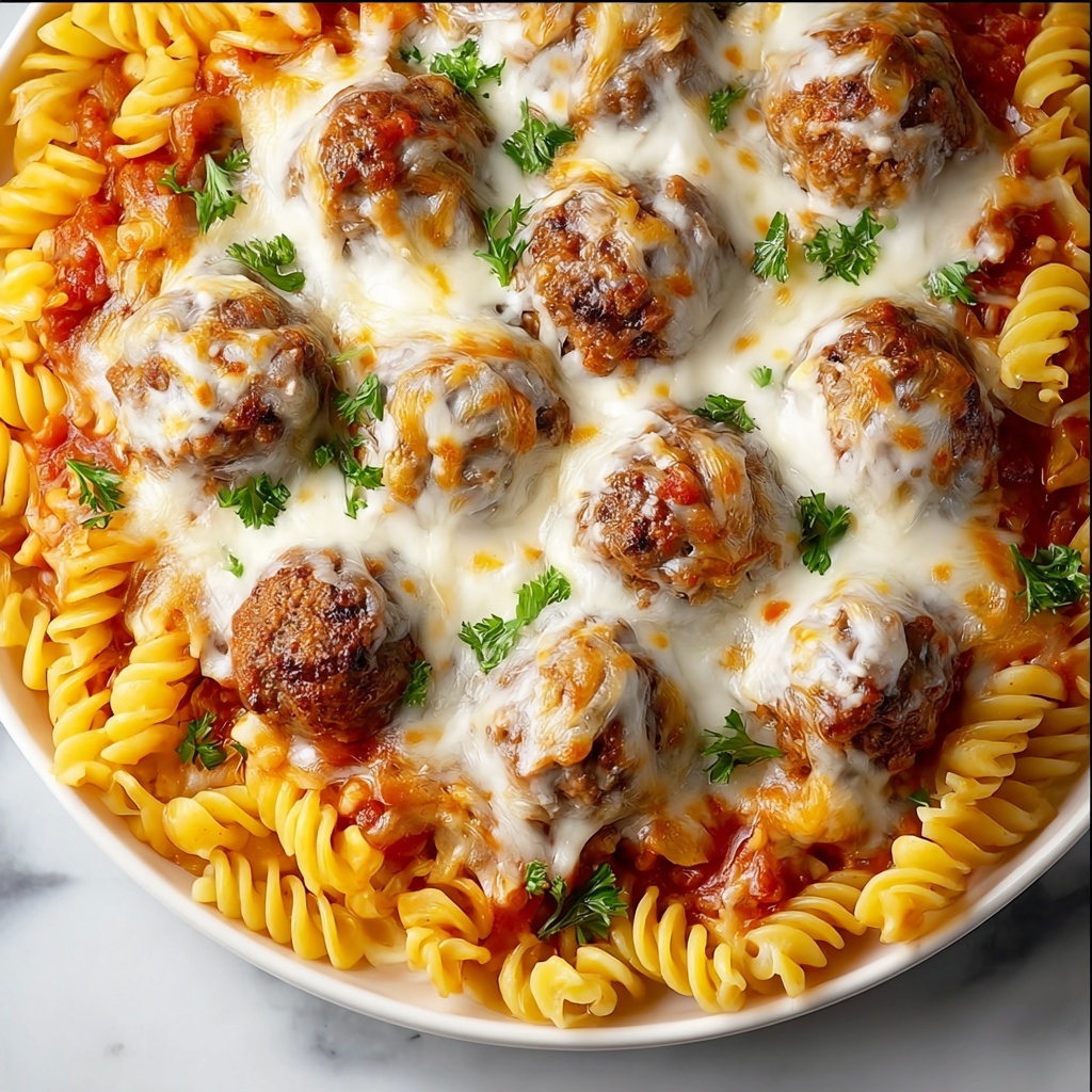 Dump and Bake Meatball Casserole Recipe - Recipe Image