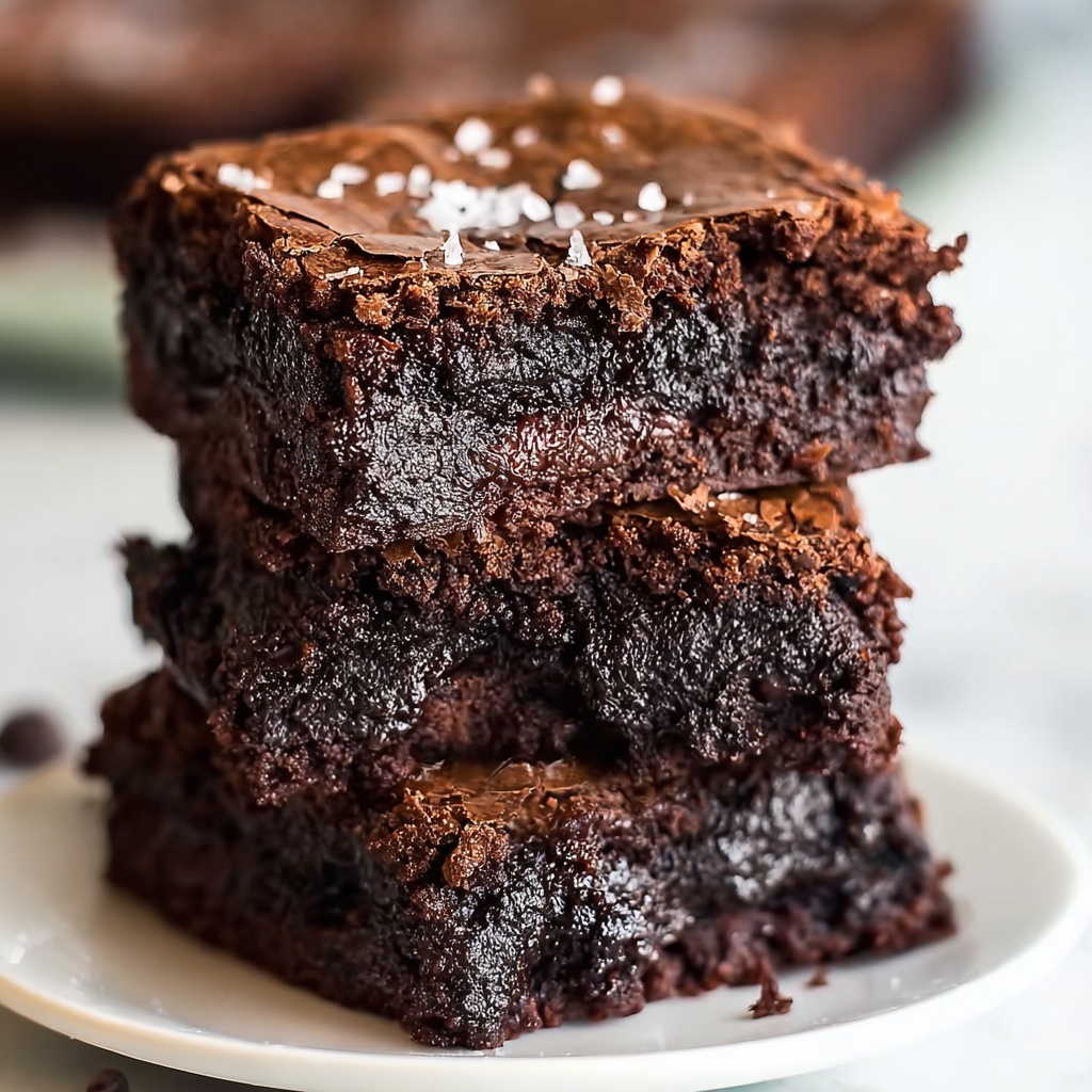 Fudgy Black Bean Brownies (No Flour!) Recipe - Recipe Image