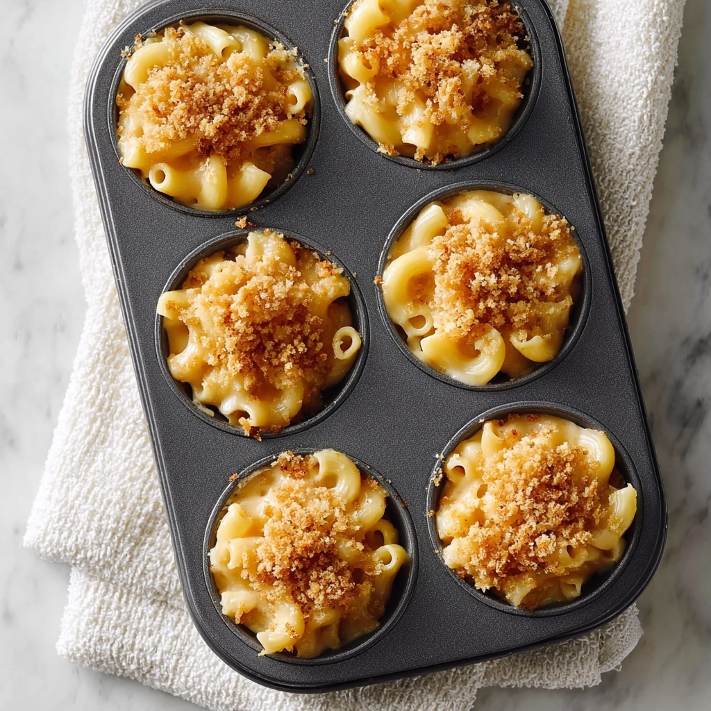 Crispy Baked Mac & Cheese Cups Recipe - Recipe Image